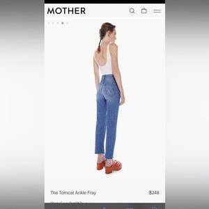 Mother Jeans Tomcat Ankle Fray